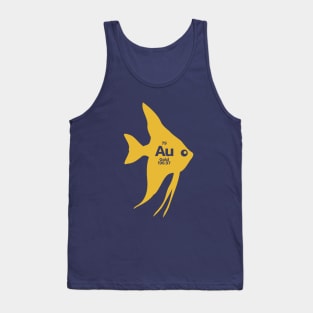 Au Gold Goldfish Periodic Element Funny Graphic T-Shirt Tank Top